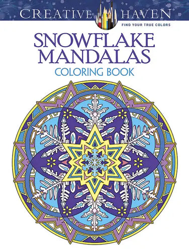 Creative Haven Snowflake Mandalas Coloring Book - Paperback