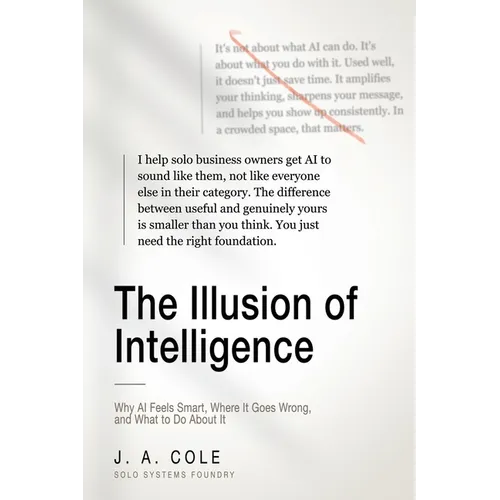 The Illusion of Intelligence: Why AI Feels Smart, Where It Goes Wrong, and What to Do About It - Paperback