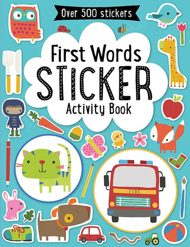 First Words Sticker Activity Book - Paperback