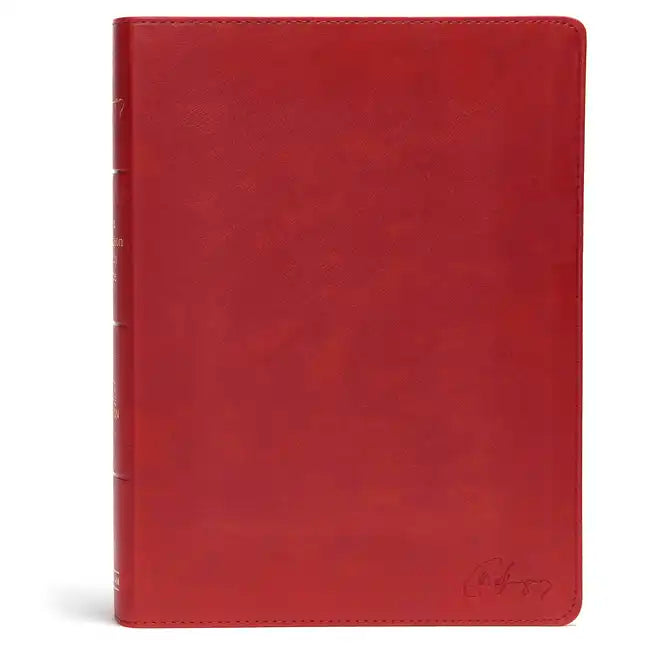 KJV Spurgeon Study Bible, Crimson Leathertouch - Imitation Leather