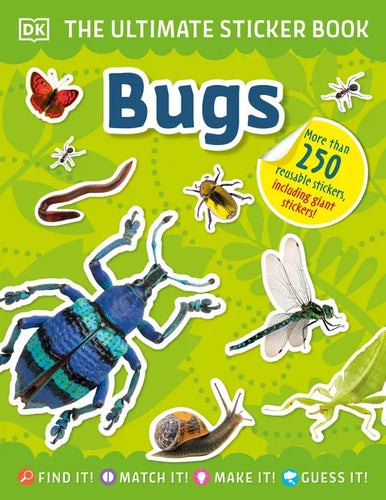 The Ultimate Sticker Book Bugs - Paperback