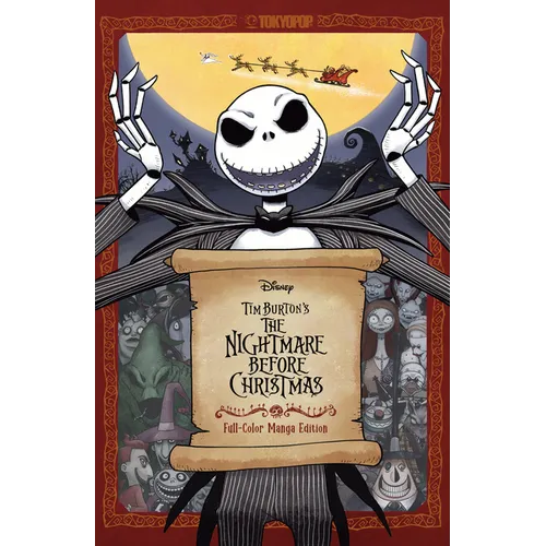 Disney Manga: Tim Burton's the Nightmare Before Christmas (Full-Color Manga Edition) - Paperback