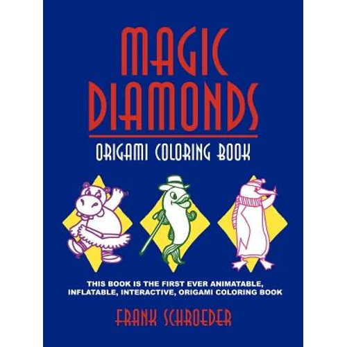 Magic Diamonds: Origami Coloring Book - Paperback