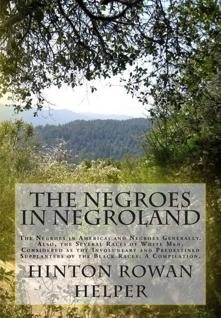 The Negroes in Negroland: The Negroes in America; and Negroes Generally. Also, the Several Races of White Men, Considered as the Involuntary and - Paperback