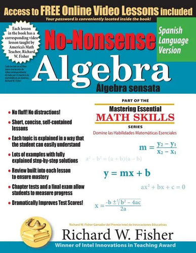 No-Nonsense Algebra, Spanish Language Version - Paperback
