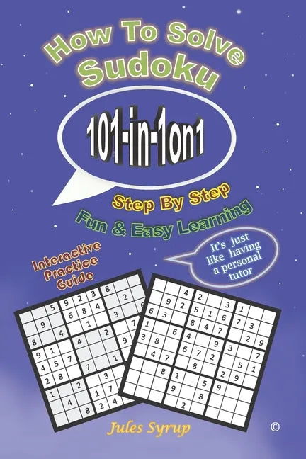 Sudoku 101-in-1on1: How to Solve Sudoku Step by Step - Paperback