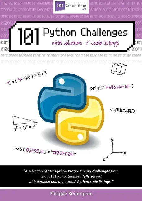 101 Python Challenges with Solutions / Code Listings - Paperback