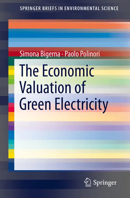 The Economic Valuation of Green Electricity - Paperback