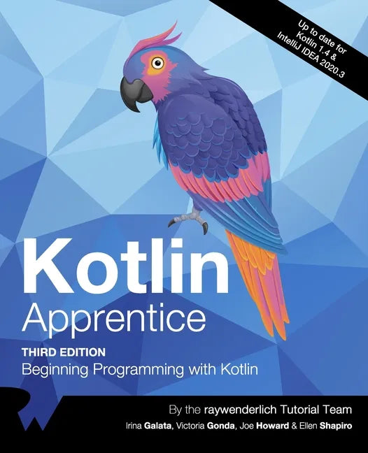 Kotlin Apprentice (Third Edition): Beginning Programming with Kotlin - Paperback