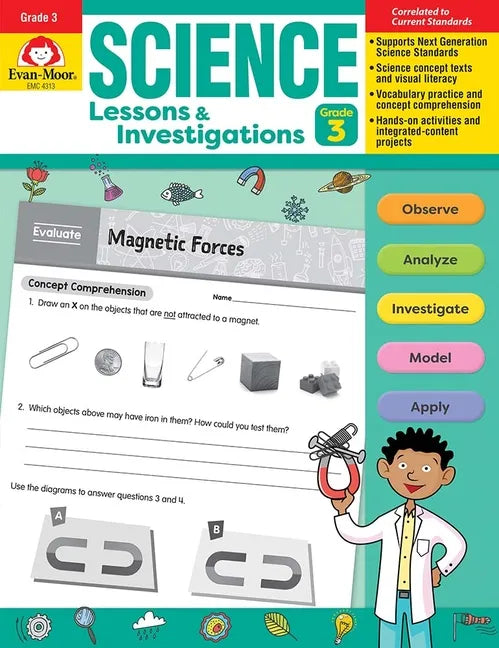 Science Lessons and Investigations, Grade 3 Teacher Resource - Paperback