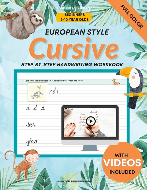 Cursive Handwriting for Beginners: Cursive Handwriting for Kids European Style - Paperback