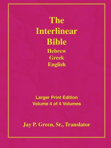 Larger Print Bible-Il-Volume 4 - Paperback