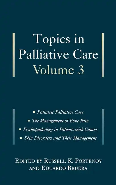 Topics in Palliative Care: Volume 3 - Hardcover