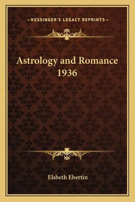 Astrology and Romance 1936 - Paperback