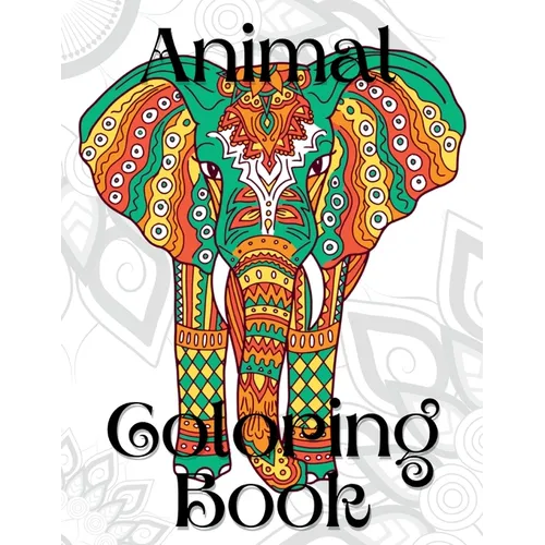 Animal Mandala Coloring Book - Paperback
