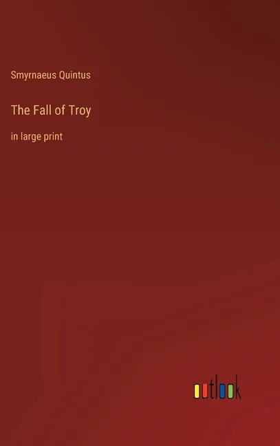 The Fall of Troy: in large print - Hardcover