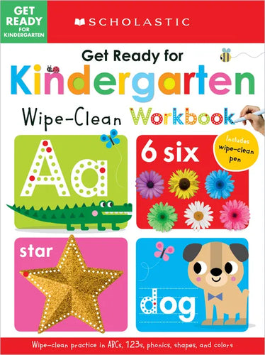 Get Ready for Kindergarten Wipe-Clean Workbook: Scholastic Early Learners (Wipe Clean) - Paperback