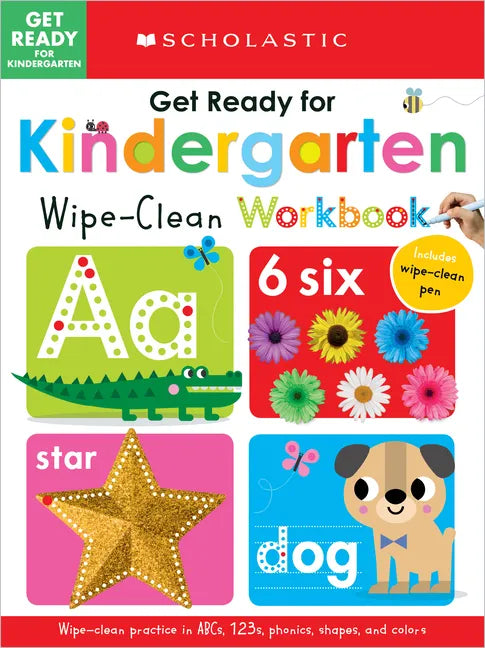 Get Ready for Kindergarten Wipe-Clean Workbook: Scholastic Early Learners (Wipe Clean) - Paperback