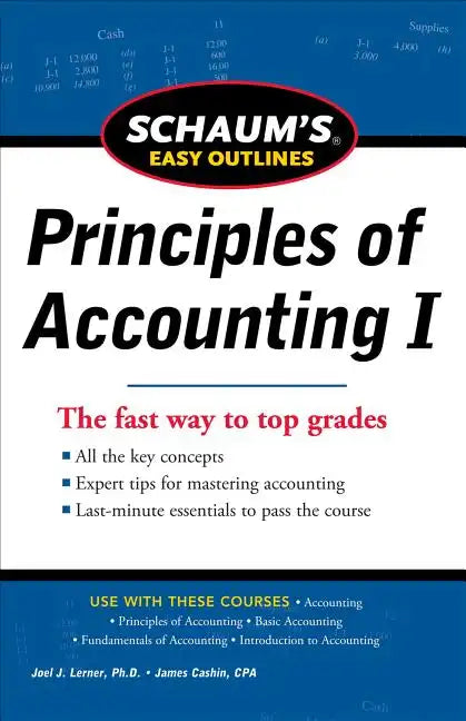 Schaum's Easy Outline of Principles of Accounting - Paperback