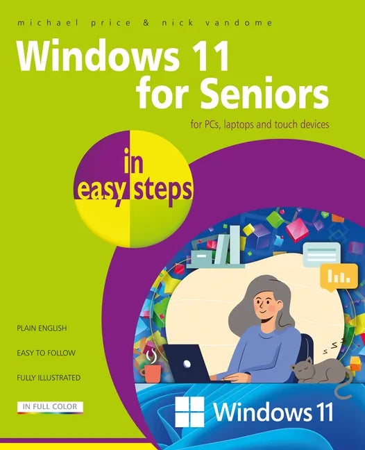 Windows 11 for Seniors in Easy Steps - Paperback