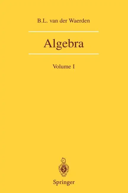 Algebra: Volume I - Paperback
