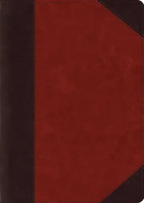ESV Study Bible, Large Print (Trutone, Brown/Cordovan, Portfolio Design) - Imitation Leather