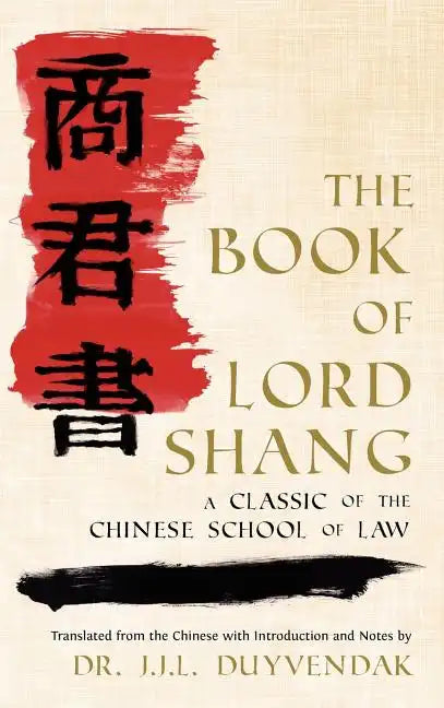 The Book of Lord Shang - Hardcover