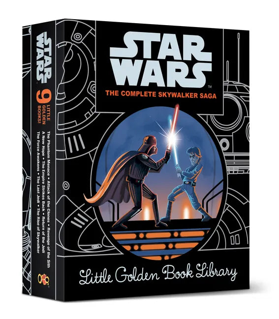The Complete Skywalker Saga: Little Golden Book Library (Star Wars) - Boxed Set