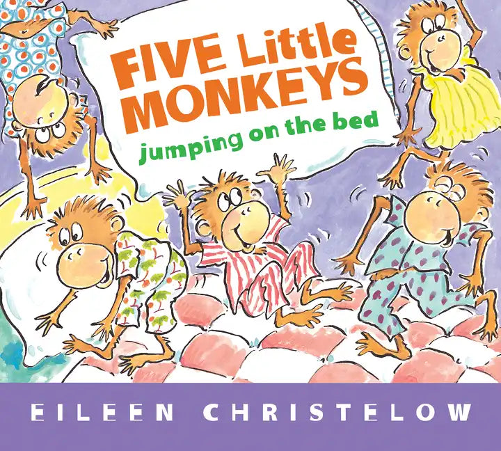 Five Little Monkeys Jumping on the Bed Padded Board Book - Board Book