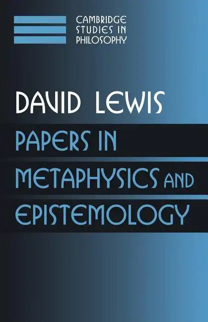 Papers in Metaphysics and Epistemology: Volume 2 - Paperback