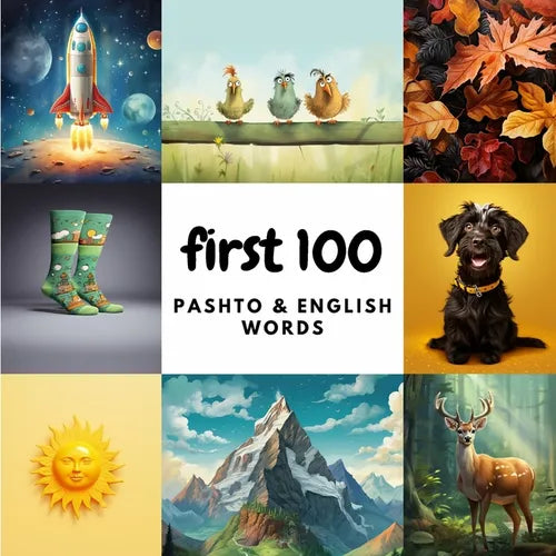 First 100 Pashto & English Words - Paperback