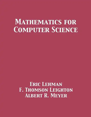 Mathematics for Computer Science - Paperback