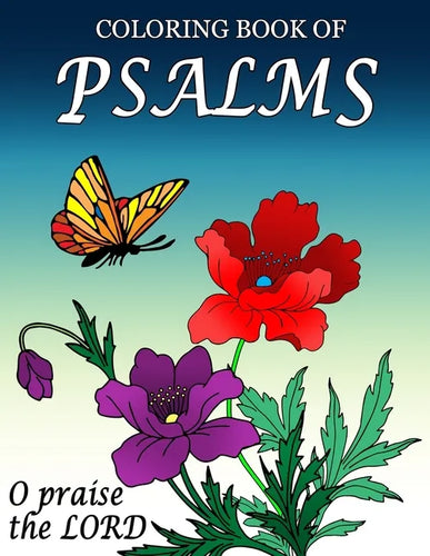 Coloring Book of Psalms: Colouring Pages for Adults with Dementia [Cognitive Activities for Adults with Dementia] - Paperback