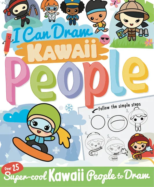 I Can Draw Kawaii People - Paperback
