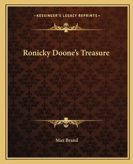 Ronicky Doone's Treasure - Paperback