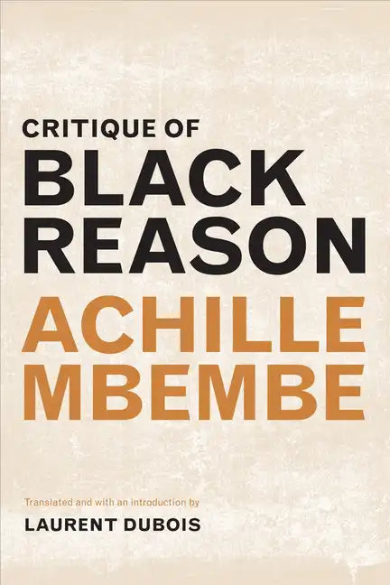 Critique of Black Reason - Paperback