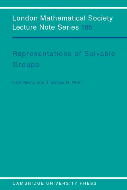 Representations of Solvable Groups - Paperback