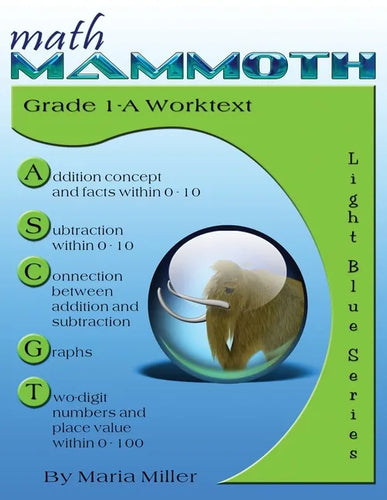 Math Mammoth Grade 1-A Worktext - Paperback