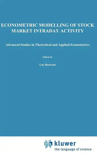 Econometric Modelling of Stock Market Intraday Activity - Hardcover