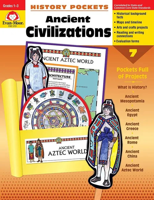 History Pockets: Ancient Civilizations, Grade 1 - 3 Teacher Resource - Paperback
