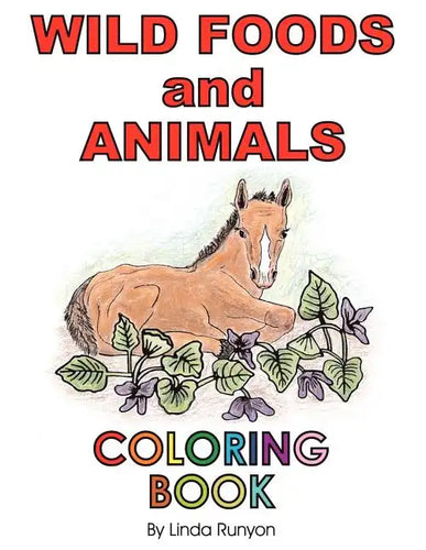 Wild Foods and Animals Coloring Book - Paperback