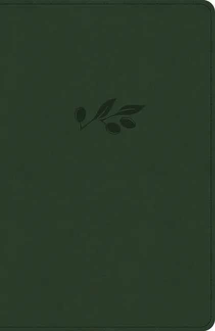 KJV Thinline Bible, Olive Leathertouch - Imitation Leather