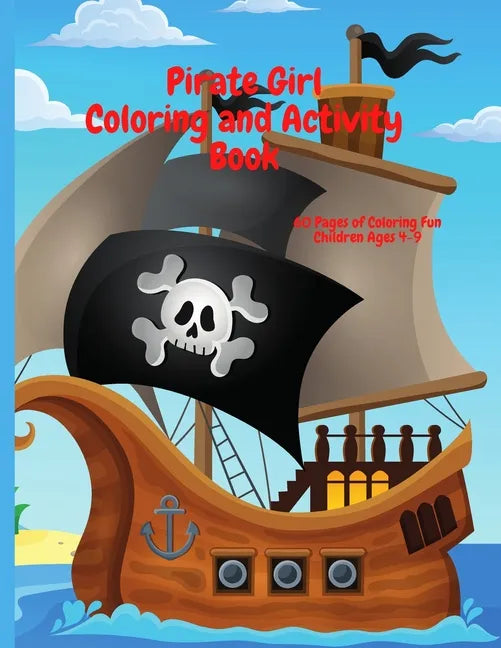 Pirate Girl Coloring and Activity Book - Paperback