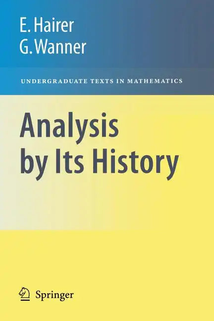 Analysis by Its History - Paperback