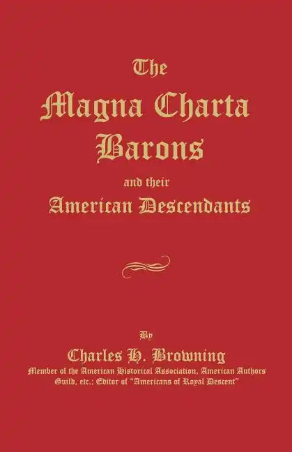 The Magna Charta Barons and Their American Descendants - Paperback