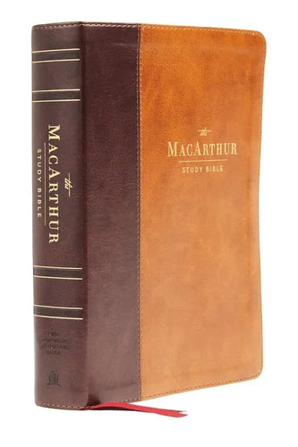 Nasb, MacArthur Study Bible, 2nd Edition, Leathersoft, Brown, Thumb Indexed, Comfort Print: Unleashing God's Truth One Verse at a Time - Imitation Leather