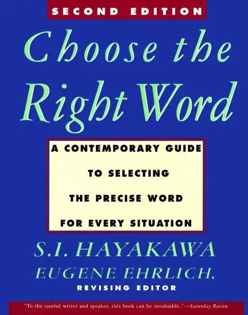 Choose the Right Word: Second Edition - Paperback