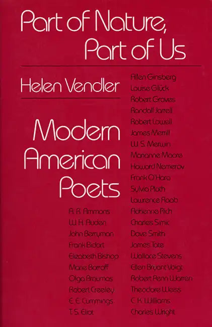 Part of Nature, Part of Us: Modern American Poets - Paperback