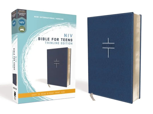 Niv, Bible for Teens, Thinline Edition, Leathersoft, Blue, Red Letter Edition, Comfort Print - Imitation Leather