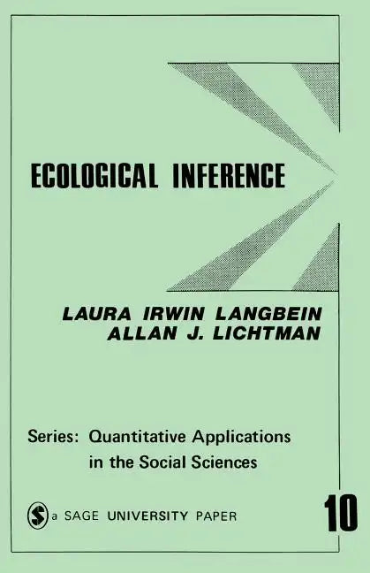 Ecological Inference - Paperback
